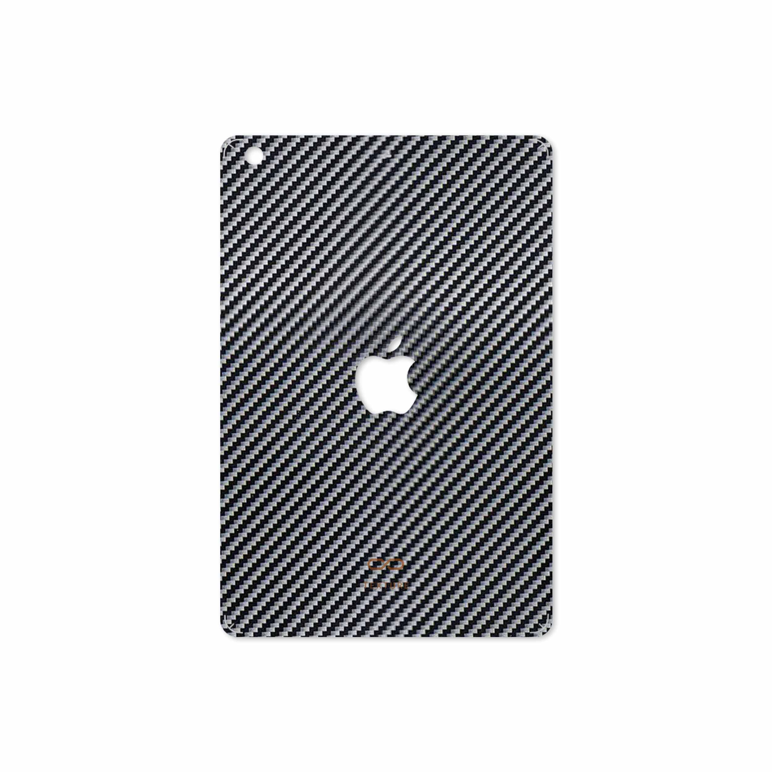 برچسب پوششی ماهوت مدل Glossy-Silver-Fiber مناسب برای تبلت اپل iPad mini 2 2013 A1489