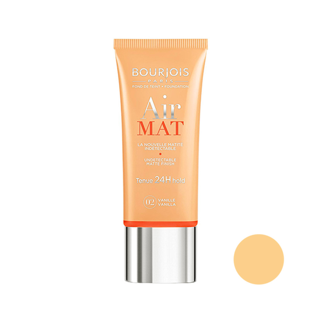 کرم پودر بورژوا مدل ایر مات شماره 02 حجم 30 میلی لیتر