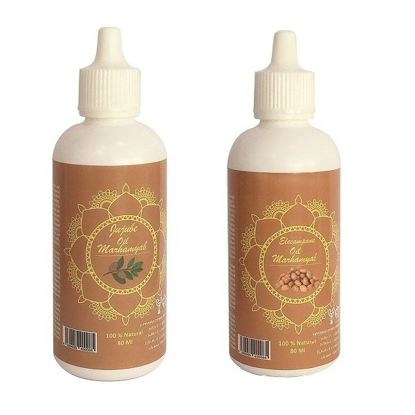 روغن تقویت کننده مو، مژه و ابرو مرهم یاب مدل سنجد و عناب حجم 80 میلی لیتر مجموعه 2 عددی