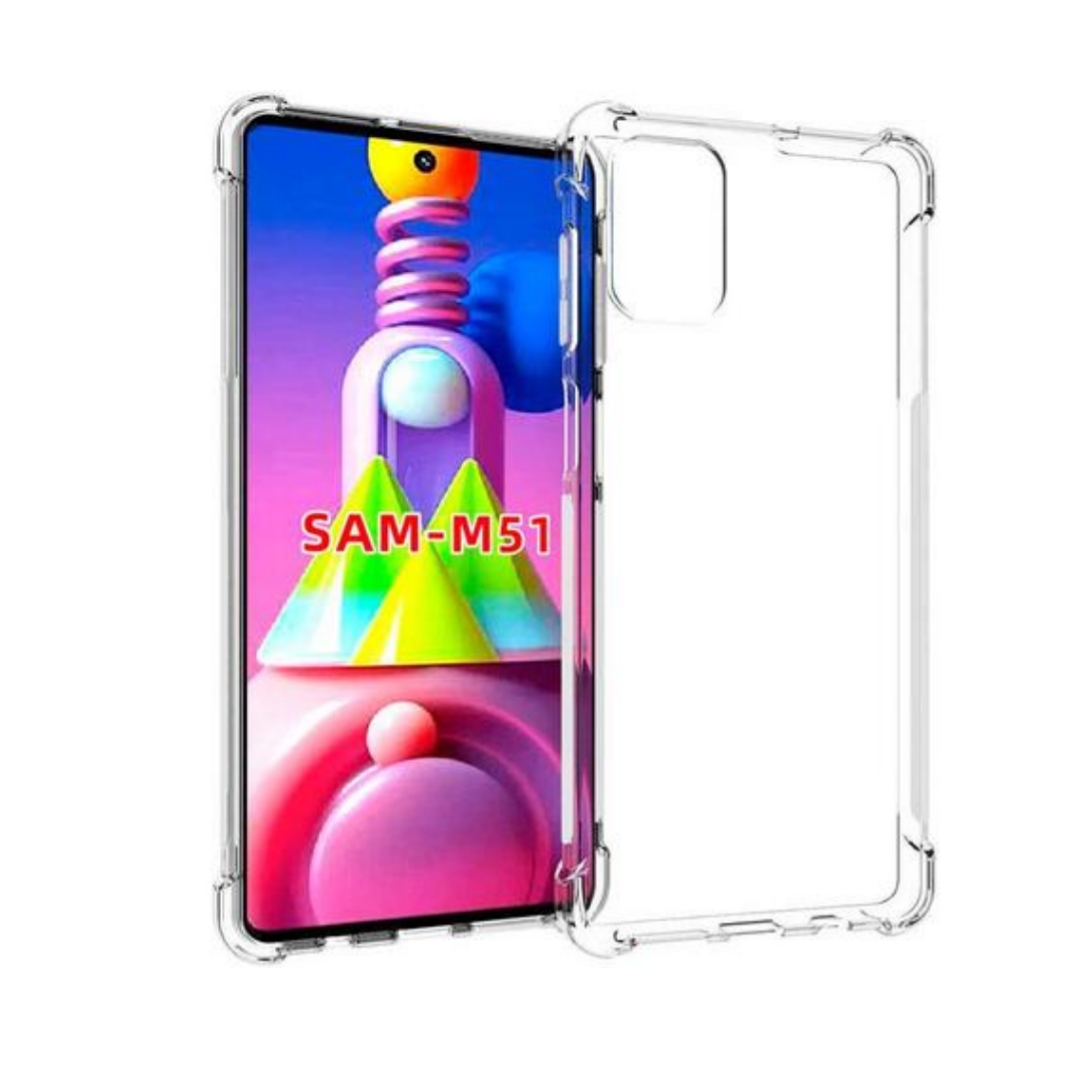 کاور مدل ژله ای کپسول دار مناسب برای گوشی موبایل  سامسونگ Galaxy M51