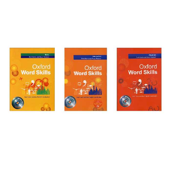 کتاب Oxford Word Skills اثر Ruth Gairns and Stuart Redman انتشارات زبان مهر 3 جلدی