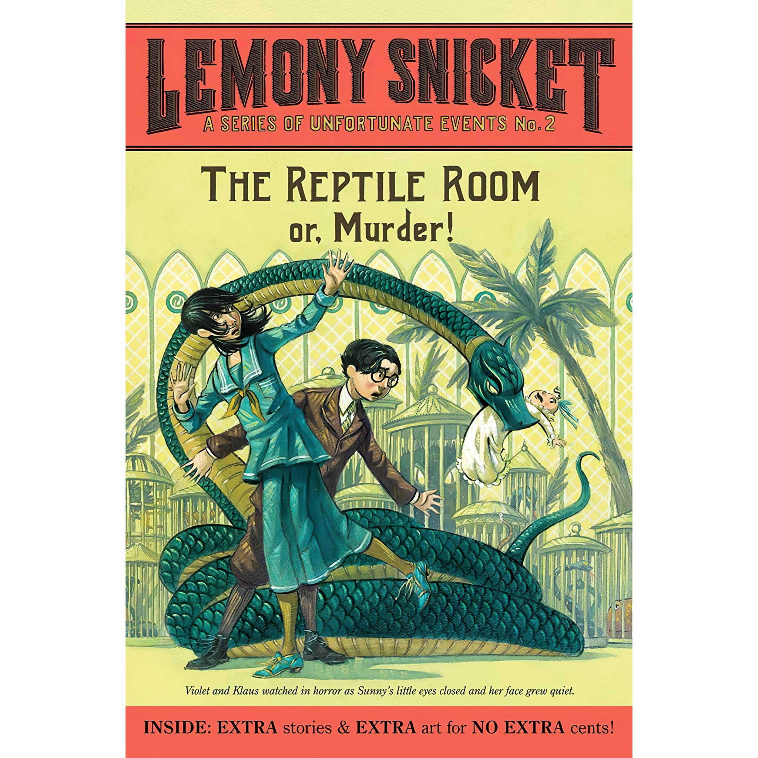 کتاب The Reptile Room اثر Lemony Snicket and Brett Helquist and Michael Kupperman انتشارات HarperCollins