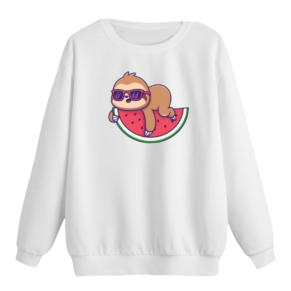 سویشرت زنانه مدل خرس و هندوانه یلدایی