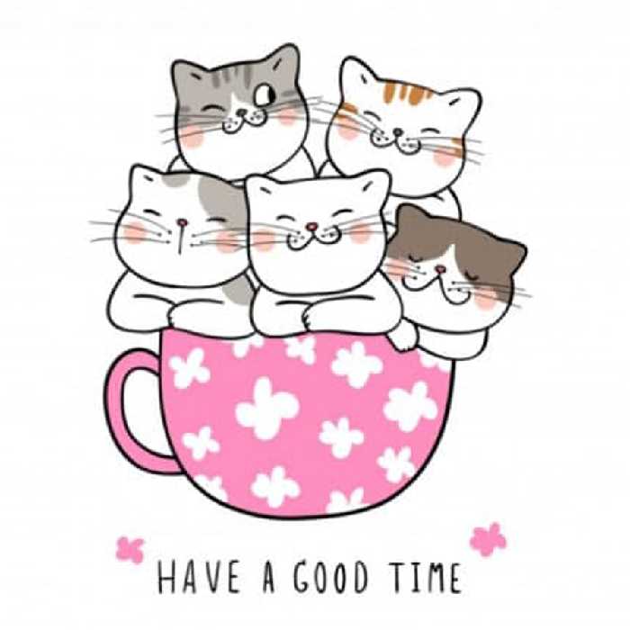 تابلو کاشی طرح گربه‌ی خندان مدل RM 1084