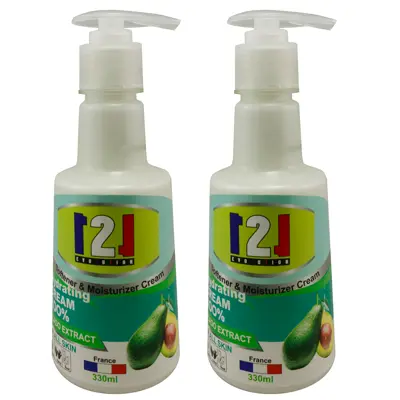 کرم مرطوب کننده 121 مدل AVOCADO حجم 330 میلی لیتر مجموعه 2 عددی