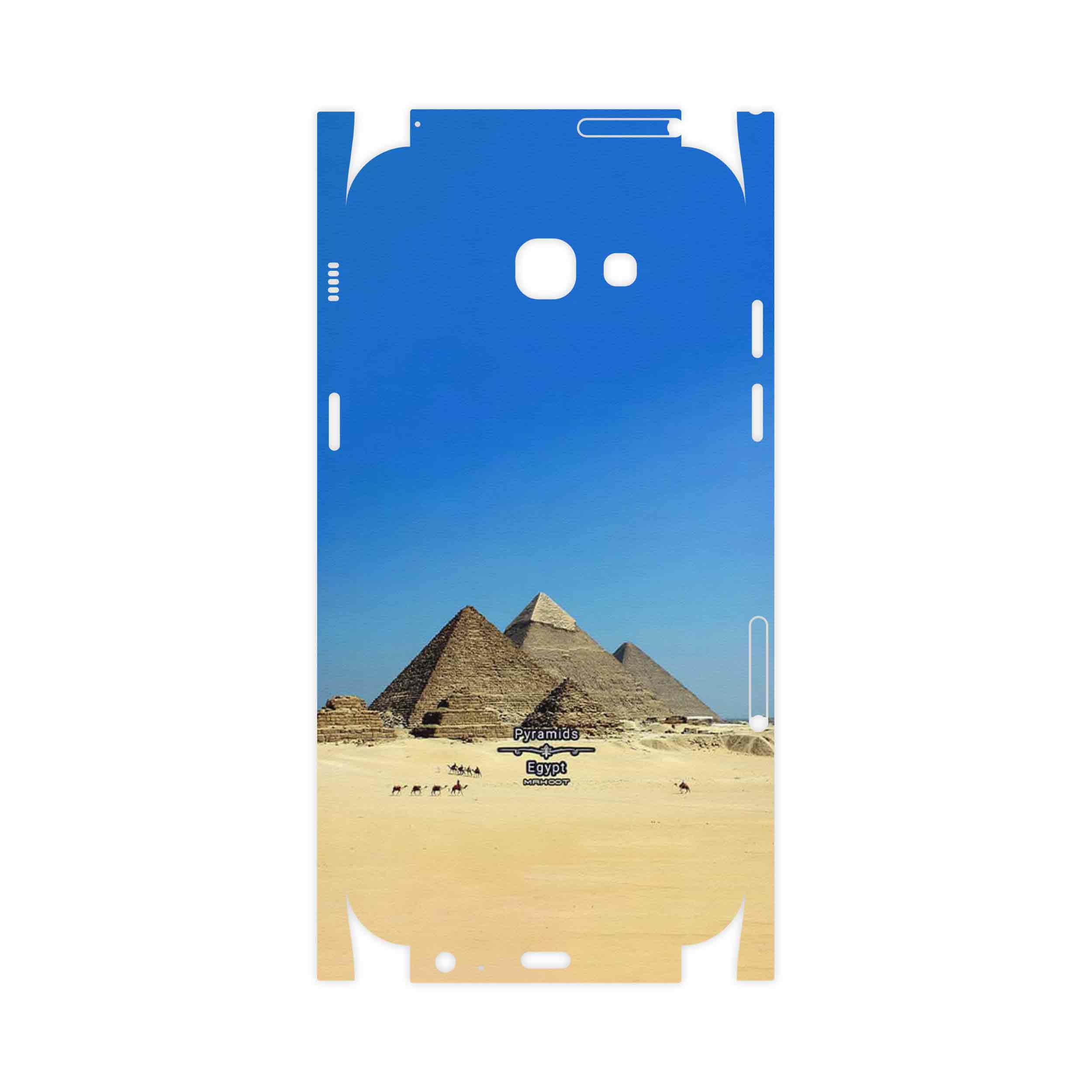 برچسب پوششی ماهوت مدل Pyramids of Egypt-FullSkin مناسب برای گوشی موبایل سامسونگ Galaxy A7 2017