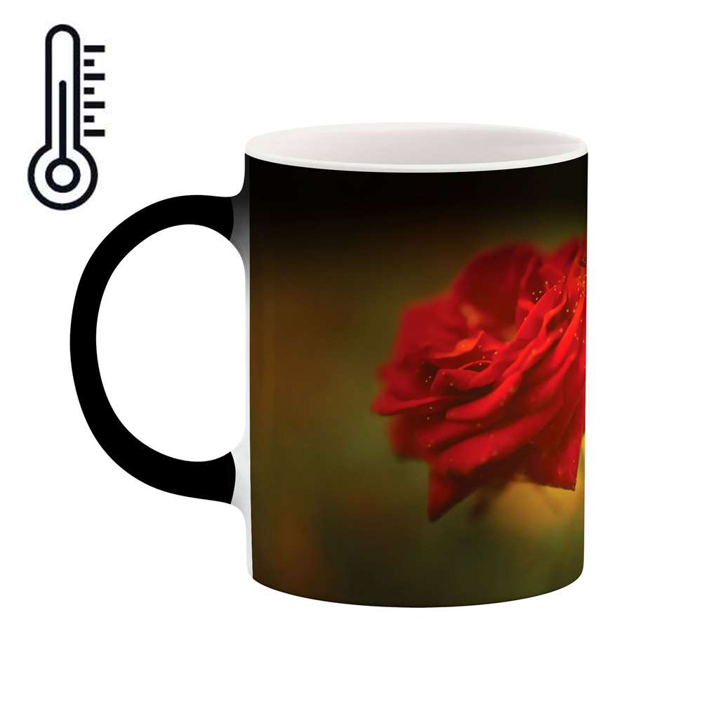 ماگ حرارتی طرح گل مدل mgh00312