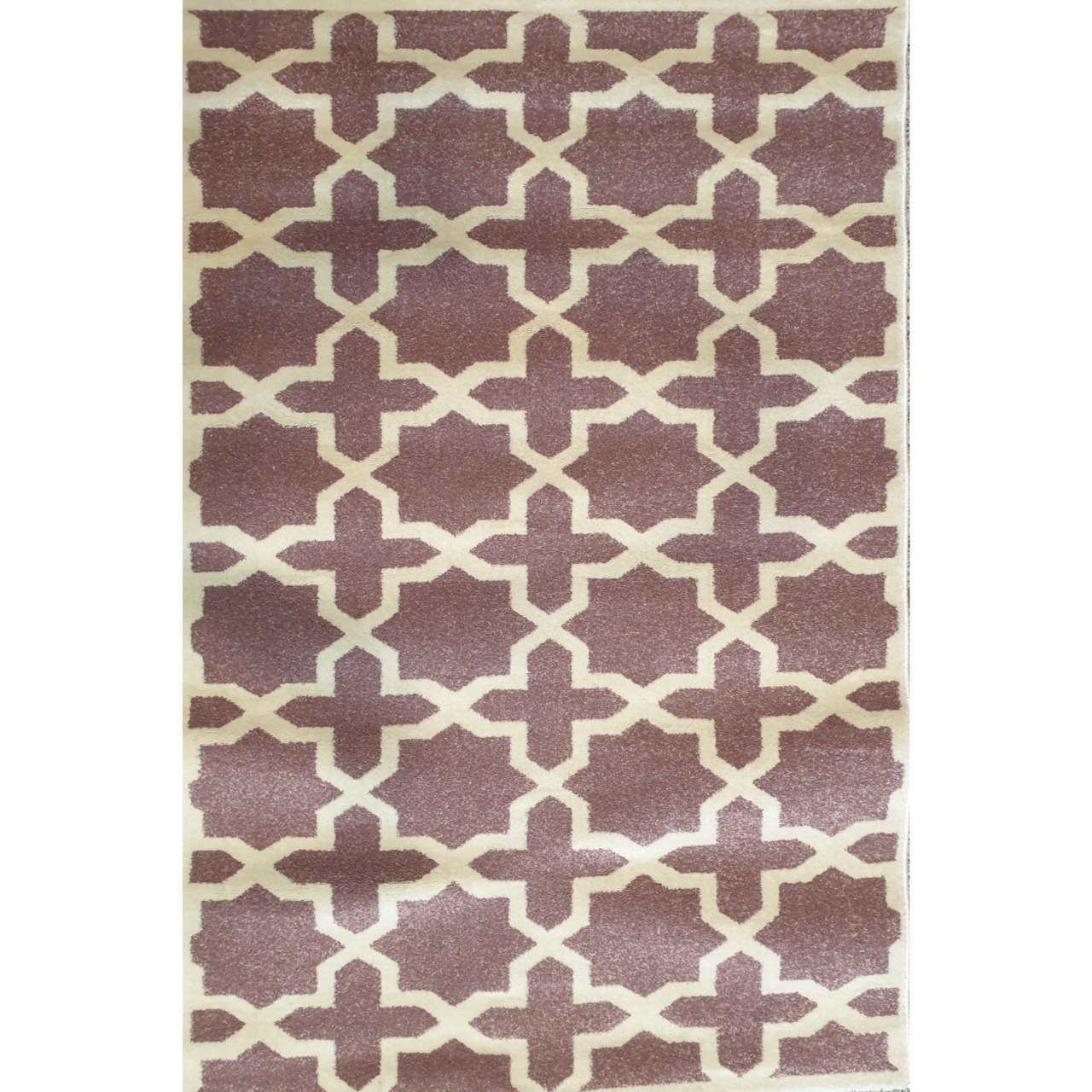 فرش ماشینی ساوین طرح 7283 زمینه یاسی