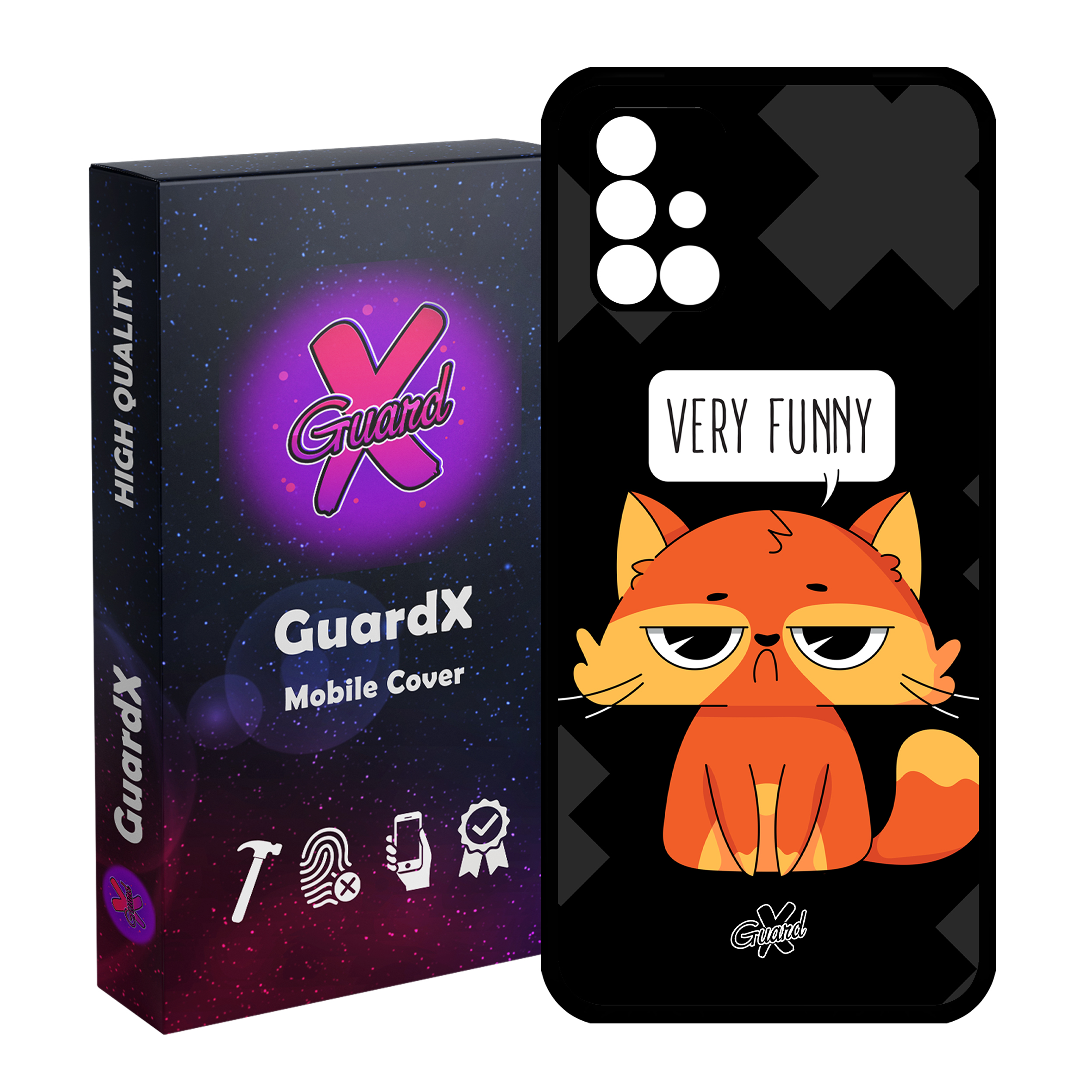 کاور گارد ایکس طرح Funny مدل Glass10161 مناسب برای گوشی موبایل سامسونگ Galaxy A51 5G