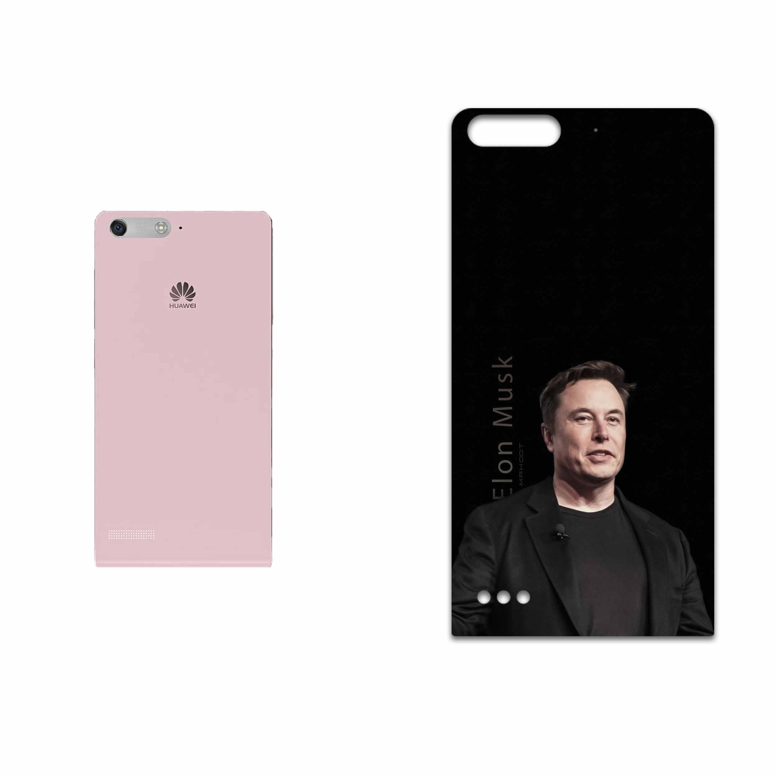 برچسب پوششی ماهوت مدل Elon Musk مناسب برای گوشی موبایل هوآوی Ascend G6