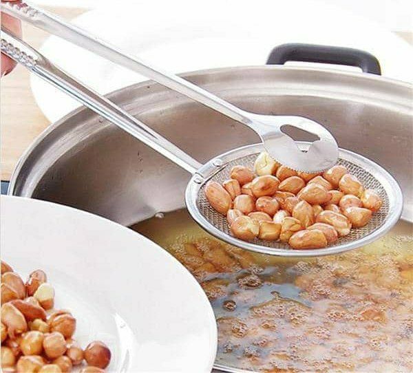 کفگیر روغن گیر استیل