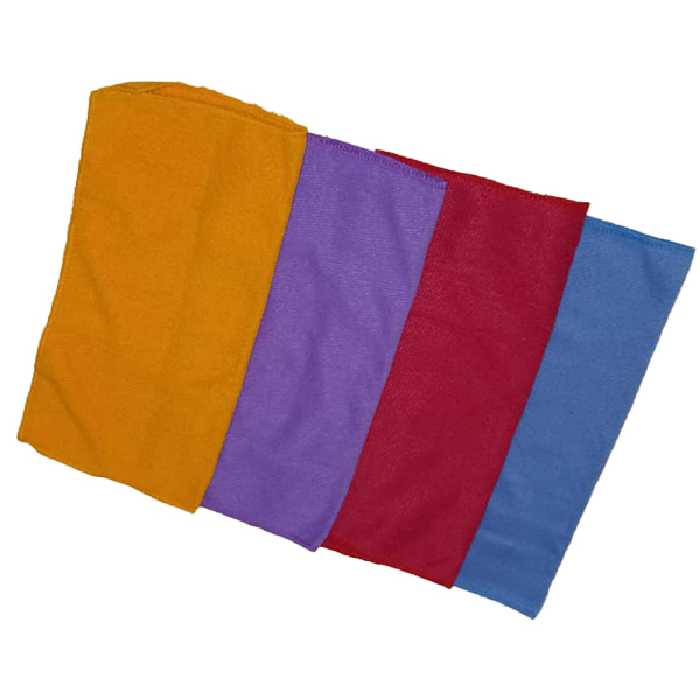 دستمال نظافت مدل میکروفایبر بسته 4 عددی 