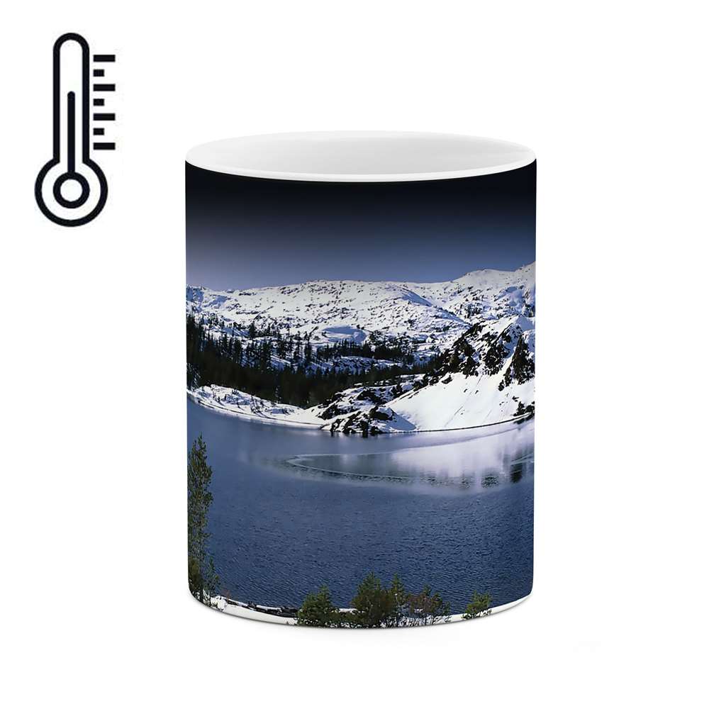 ماگ حرارتی طرح منظره برفی مدل mgh05167