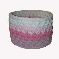 سبد قلاب بافی تریکو مدل 3رنگ کد 110