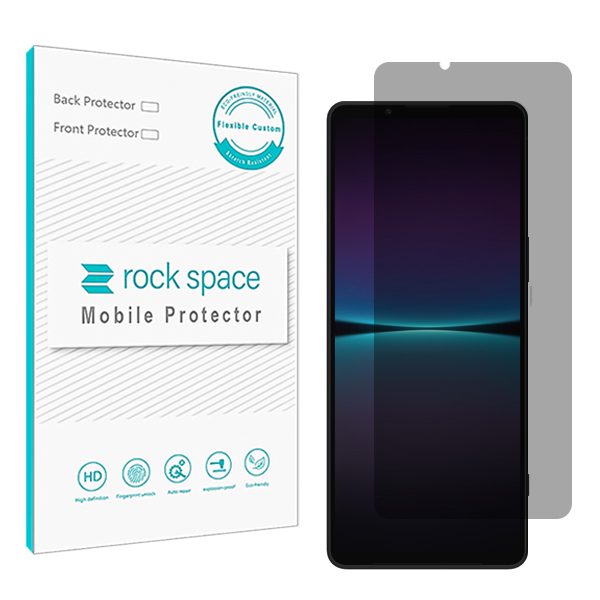 گلس سونی Xperia 1 IV (اکسپریا 1 مارک 4 سونی) مدل نانو هیدروژل پرایوسی برند راک اسپیس کد S