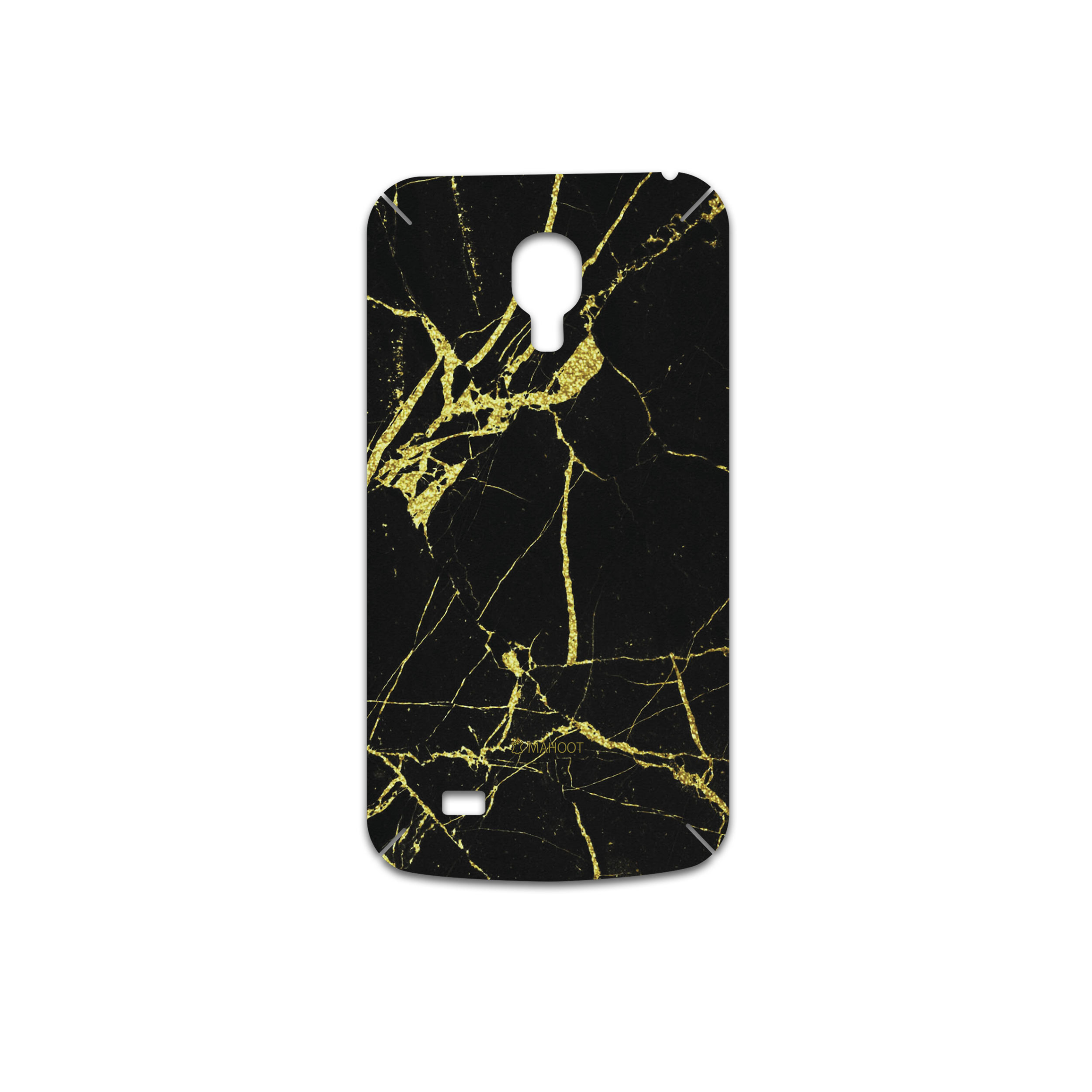 برچسب پوششی ماهوت مدل Graphite-Gold-Marble مناسب برای گوشی موبایل سامسونگ Galaxy S4 mini