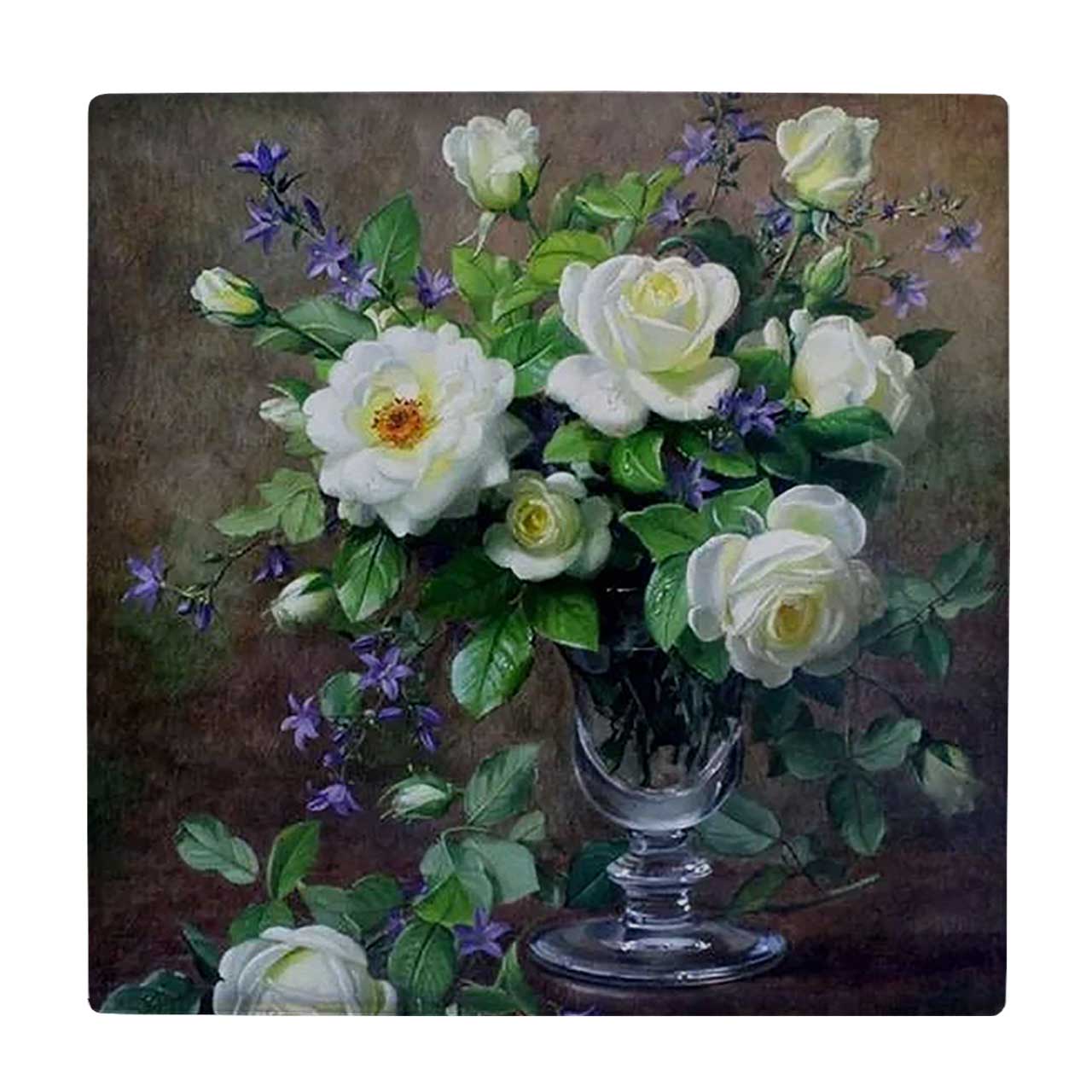 کاشی کارنیلا طرح گلدان گل کد wkk3437