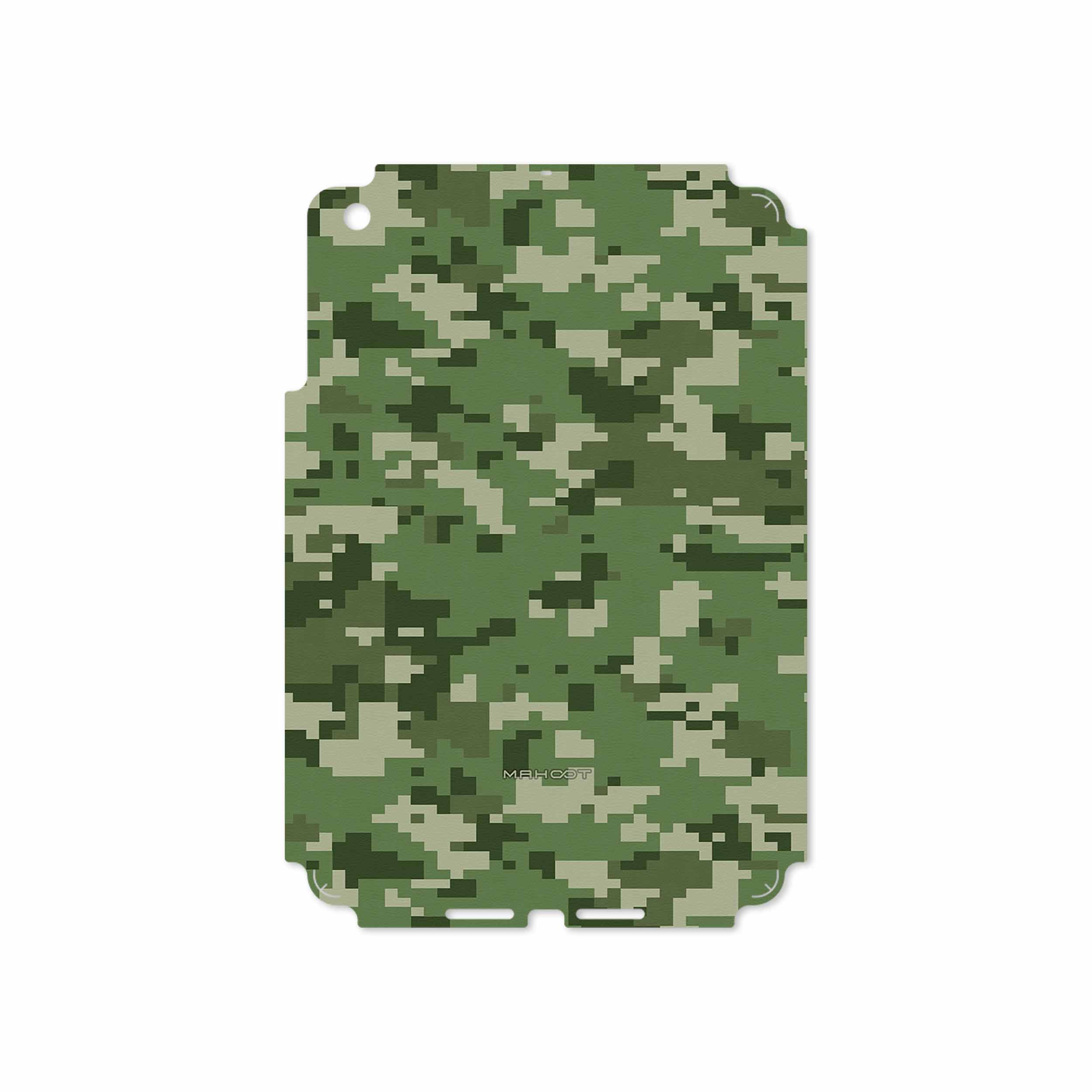 برچسب پوششی ماهوت مدل Army-Green-Pixel مناسب برای تبلت اپل iPad mini 2012 A1432