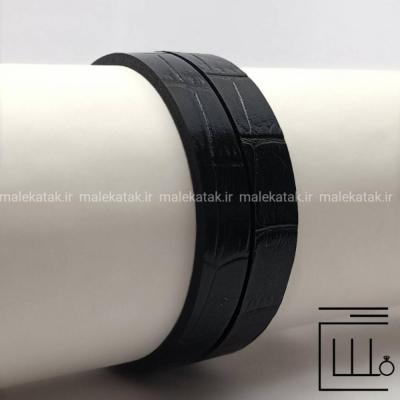 دستبند چرمی دو لاین