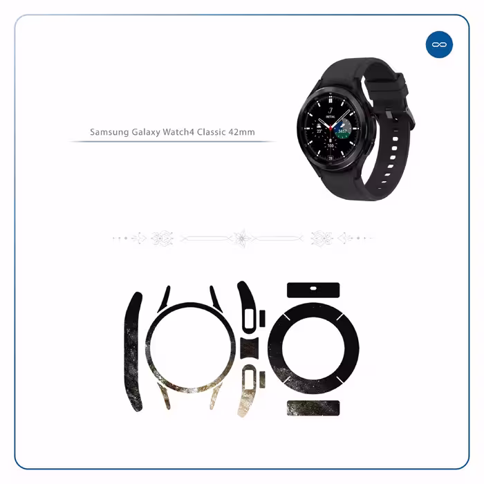 برچسب ماهوت طرح Universe by NASA 1 مناسب برای ساعت هوشمند سامسونگ Watch4 Classic 42mm