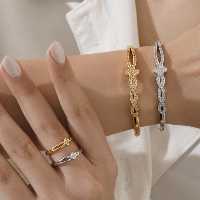 ست دستبند النگویی با انگشتر