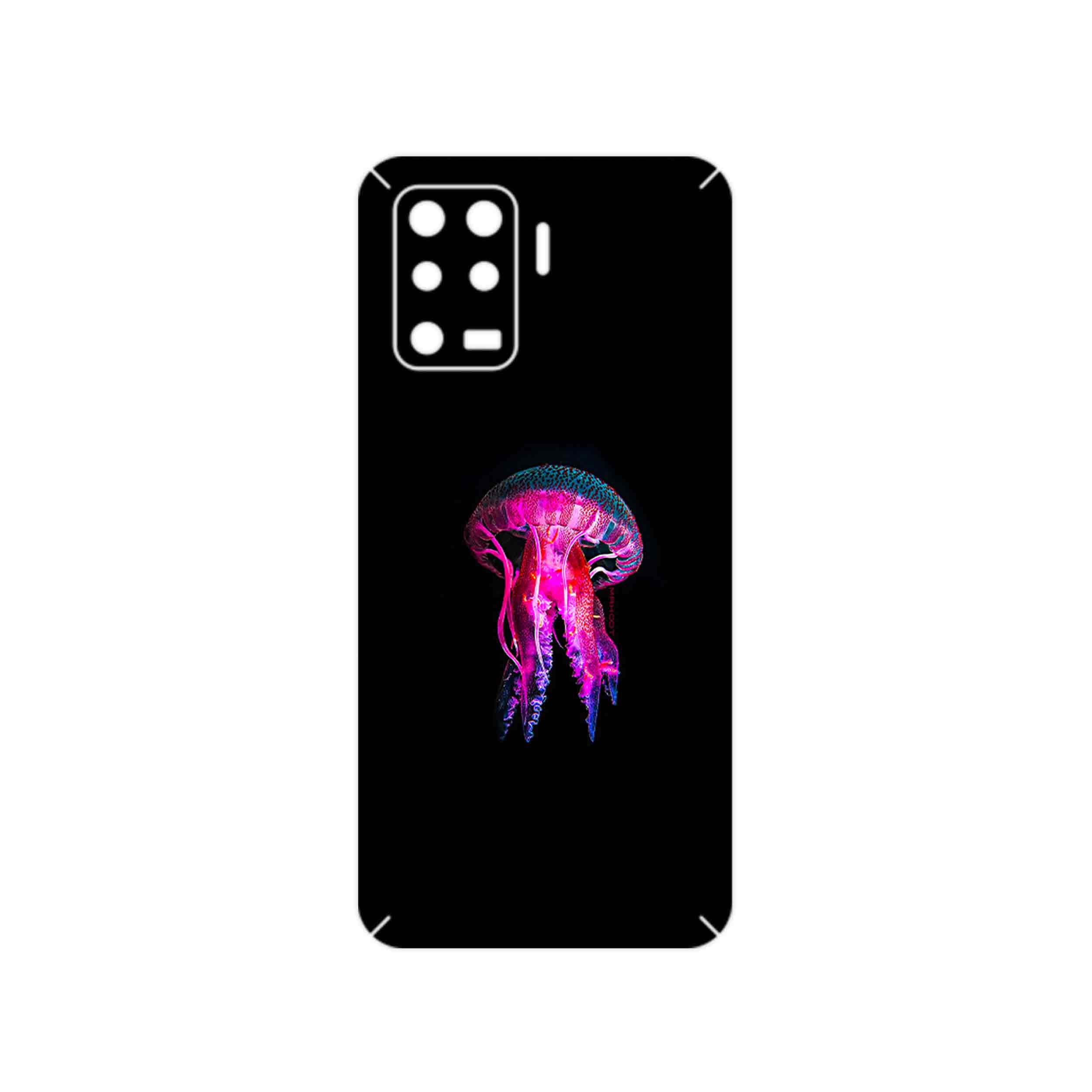 برچسب پوششی ماهوت مدل jellyfish مناسب برای گوشی موبایل اپو A94 4G