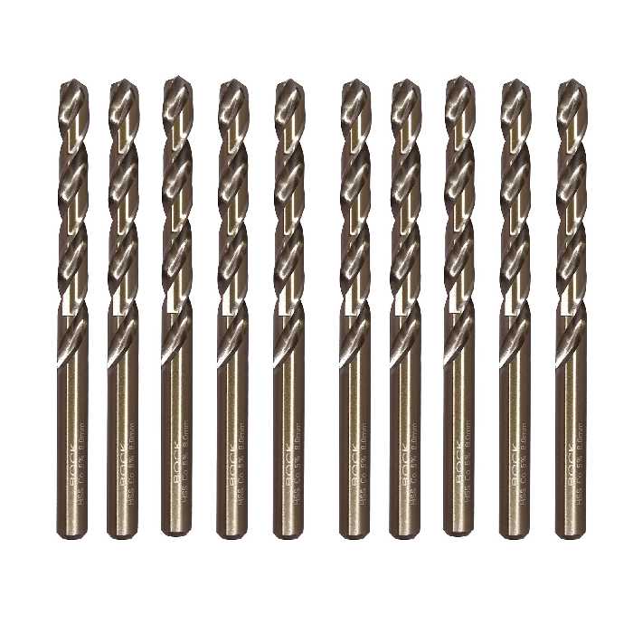 مته فلز کبالت راک مدل MMA-RC8mm سایز 8 میلی متر مجموعه 10 عددی