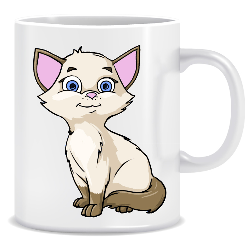 ماگ طرح گربه کد 139