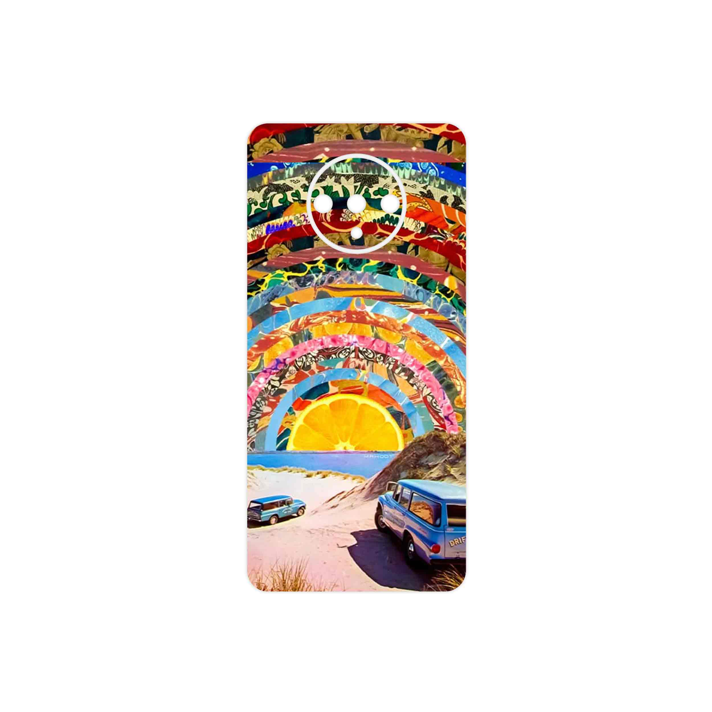 برچسب پوششی ماهوت مدل Collage of Orange Sky مناسب برای گوشی موبایل وان پلاس 7T