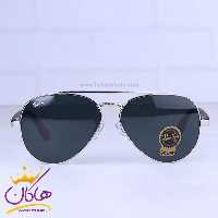 عینک آفتابی ری بن مردانه فلزی فریم نقره ای خلبانی RB 2402/3