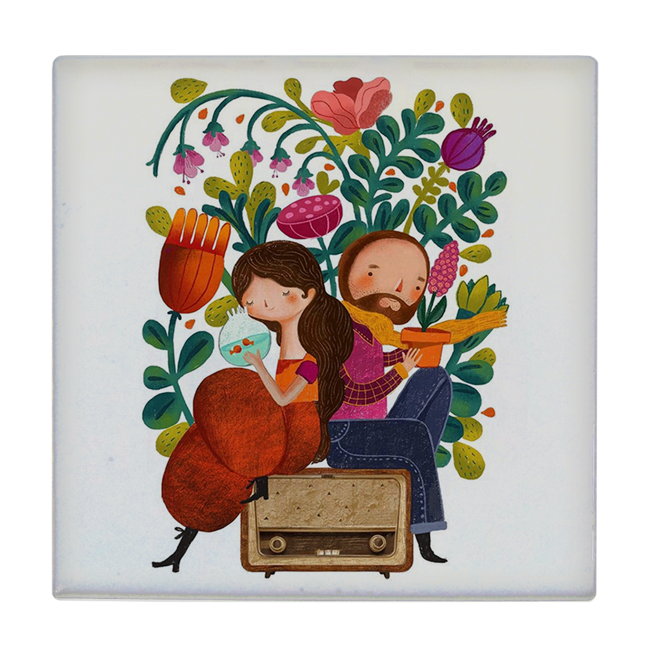 کاشی کارنیلا مدل لوحی کد klh156