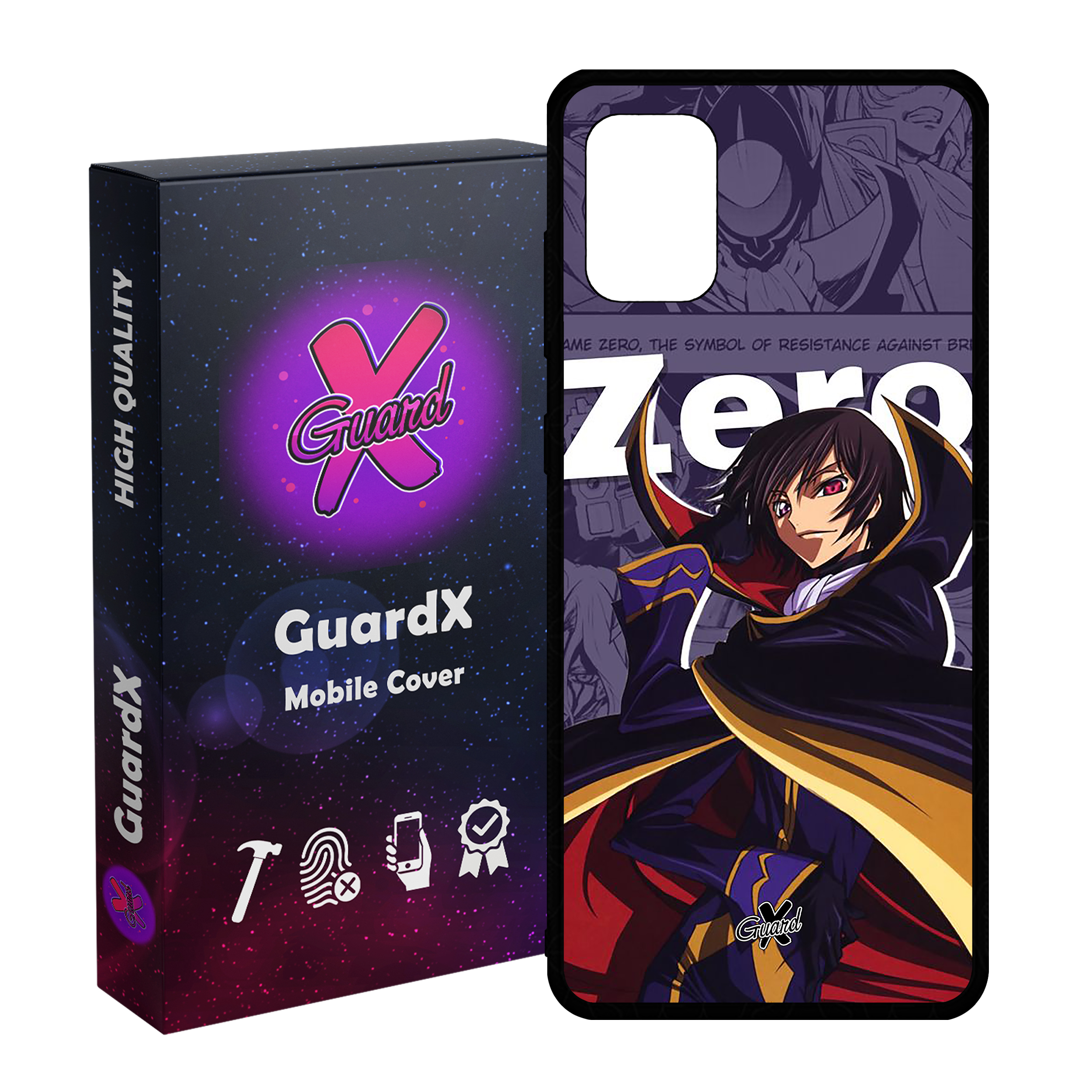 کاور گارد ایکس طرح لولوش انیمه مدل Glass10542 مناسب برای گوشی موبایل سامسونگ Galaxy A71 4G