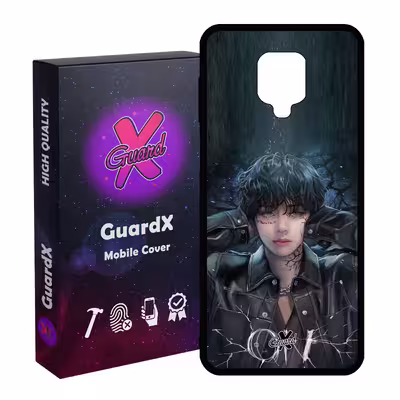 کاور گارد ایکس طرح Girl مدل Glass10374 مناسب برای گوشی موبایل شیائومی Redmi Note 9S / Note 9 Pro / Note 9 Pro Max