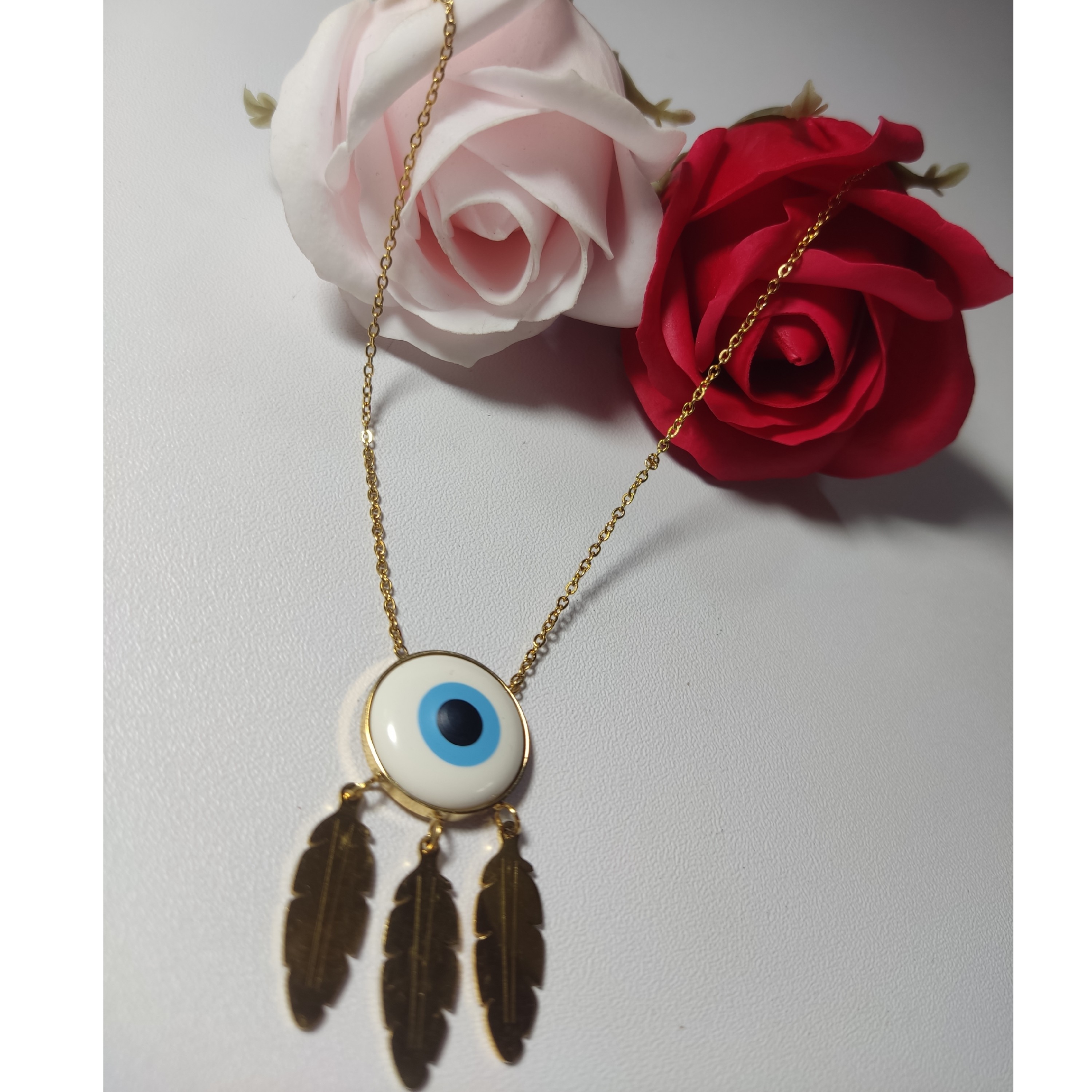 گردنبند چشم نظر استیل