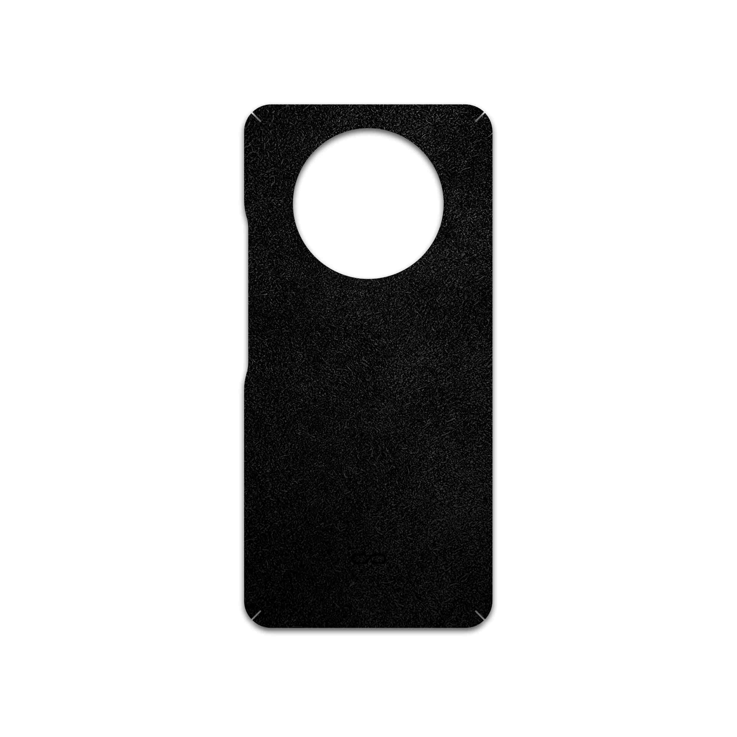 برچسب پوششی ماهوت مدل Black-Chamois-Leather مناسب برای گوشی موبایل آنر X9 4G
