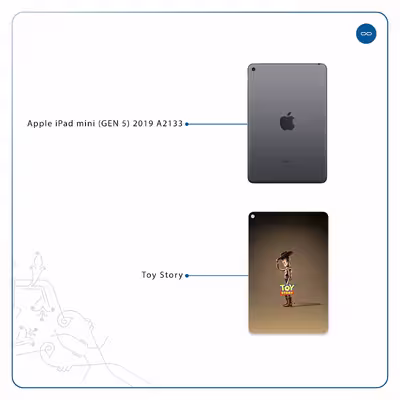برچسب پوششی ماهوت مدل Toy Story مناسب برای تبلت اپل iPad mini (GEN 5) 2019 A2133
