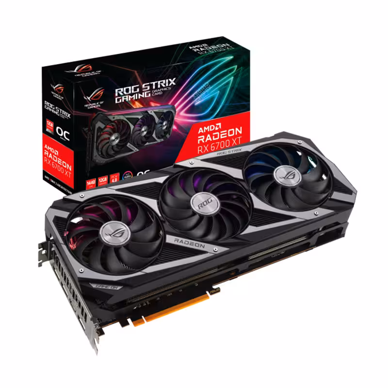 خرید کارت گرافیک ایسوس Graphics ASUS ROG STRIX RX6700XT O12G GAMING با بهترین قیمت