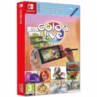 خرید دیسک بازی Colors Live برای نینتندو سوییچ به همراه قلم فشاری - سیاه با بهترین قیمت