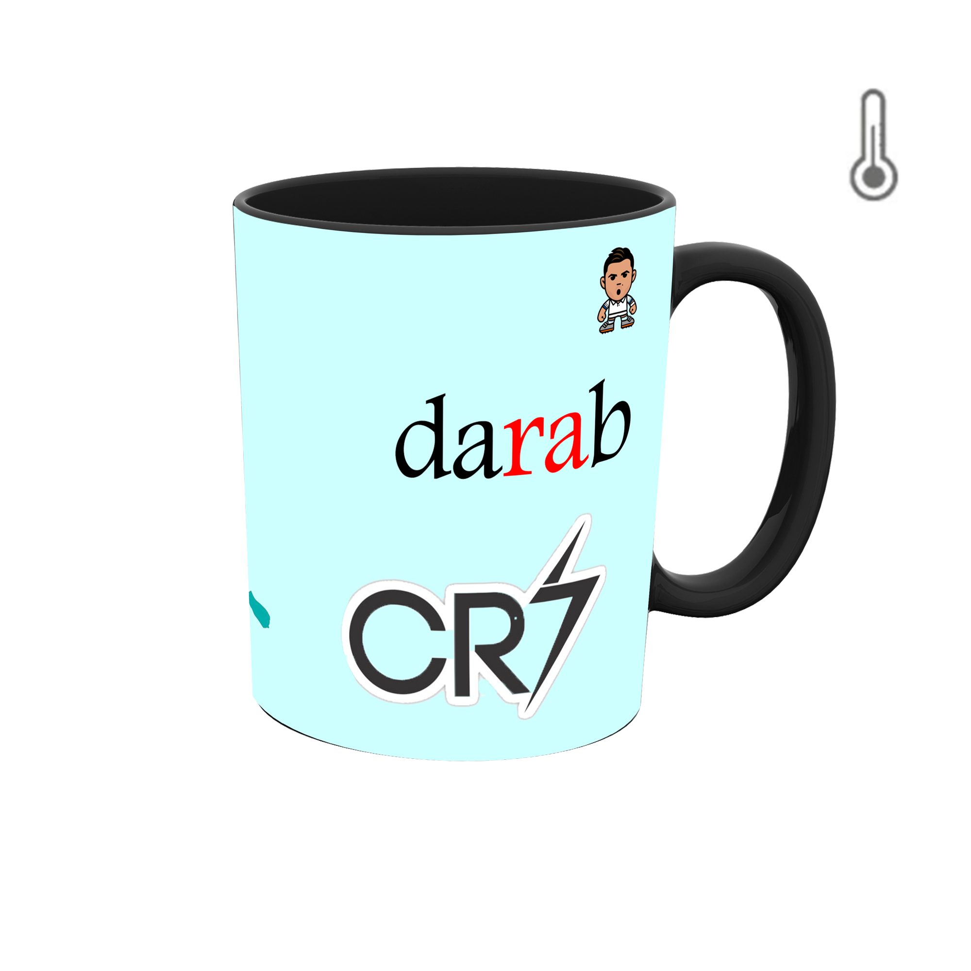 ماگ حرارتی طرح اسم داراب مدل رونالدو