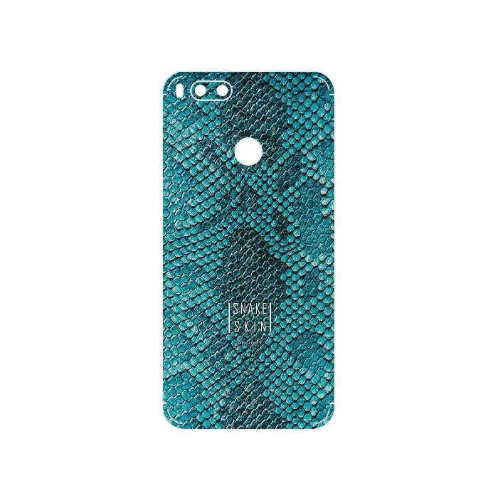 برچسب پوششی ماهوت مدل Blue Snake Skin مناسب برای گوشی موبایل شیائومی Mi A1
