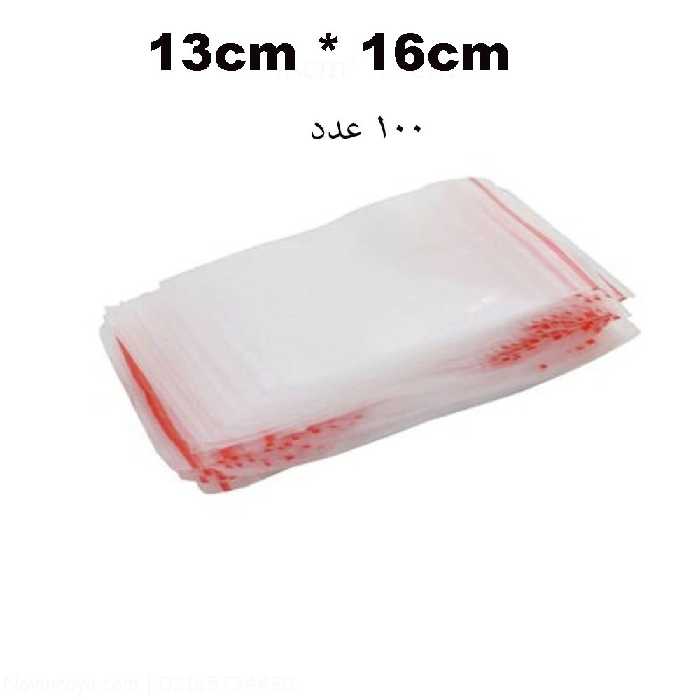 کیسه زیپ دار مدل R13&amp;SH16 بسته 100 عددی
