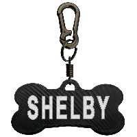 پلاک شناسایی سگ مدل Shelby