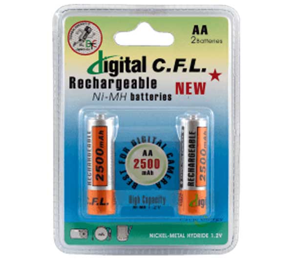 باتری شارژی قلمی CFL2500