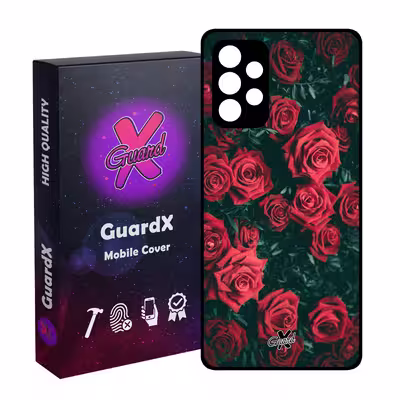 کاور گارد ایکس طرح Flower مدل Glass10208 مناسب برای گوشی موبایل سامسونگ Galaxy A53