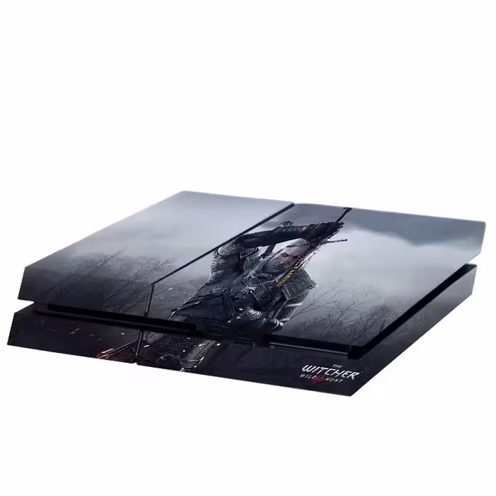 برچسب پلی استیشن ۴ مدل ps4 fat طرح witcher کد PS-1047