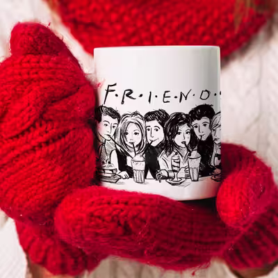 ماگ طرح friends مدل TJ09