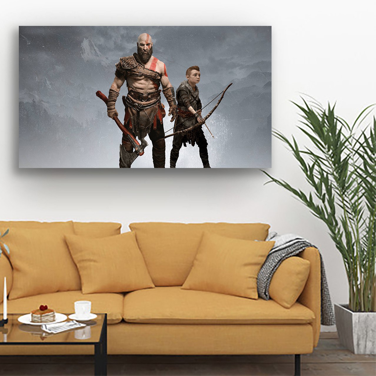 تابلو شاسی طرح بازی God of War کد 088