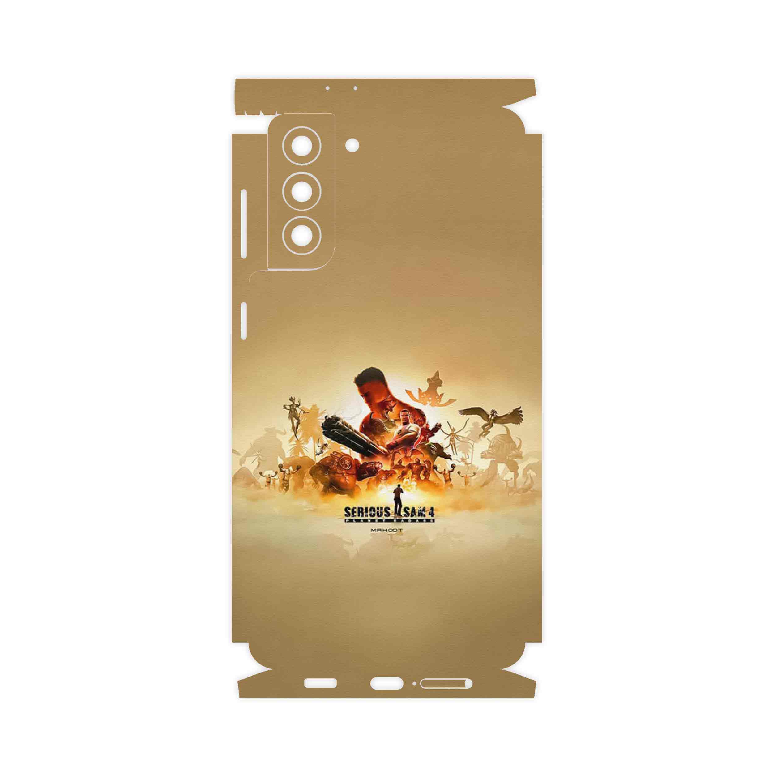 برچسب پوششی ماهوت مدل Serious Sam Game Series-FullSkin مناسب برای گوشی موبایل سامسونگ Galaxy S21 Plus 5G