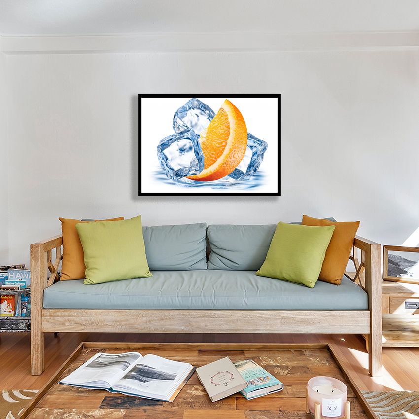 تابلو مدل یخ و پرتقال
