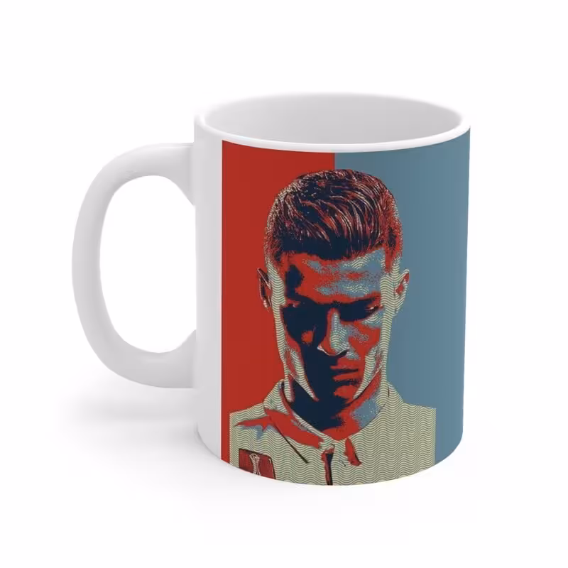 ماگ طرح کریستیانو رونالدو Cristiano Ronaldo مدل NM1598